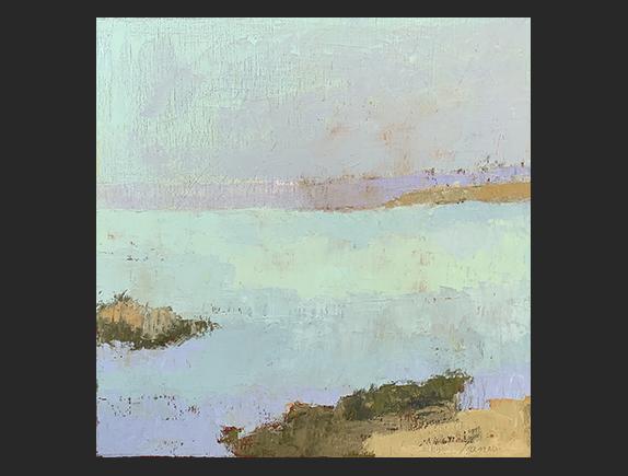 Brume Huile sur toile
