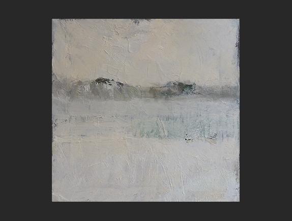 Paysage gris 1 Huile sur toile