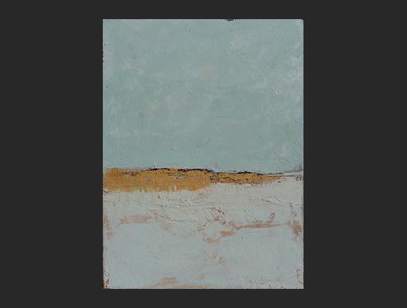 Au loin Huile sur toile